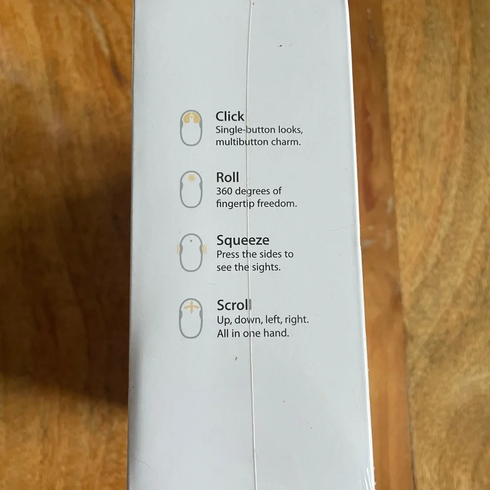 Apple Mighty Mouse A1152 Wired USB Mouse – NEW Sealed Vintage Apple